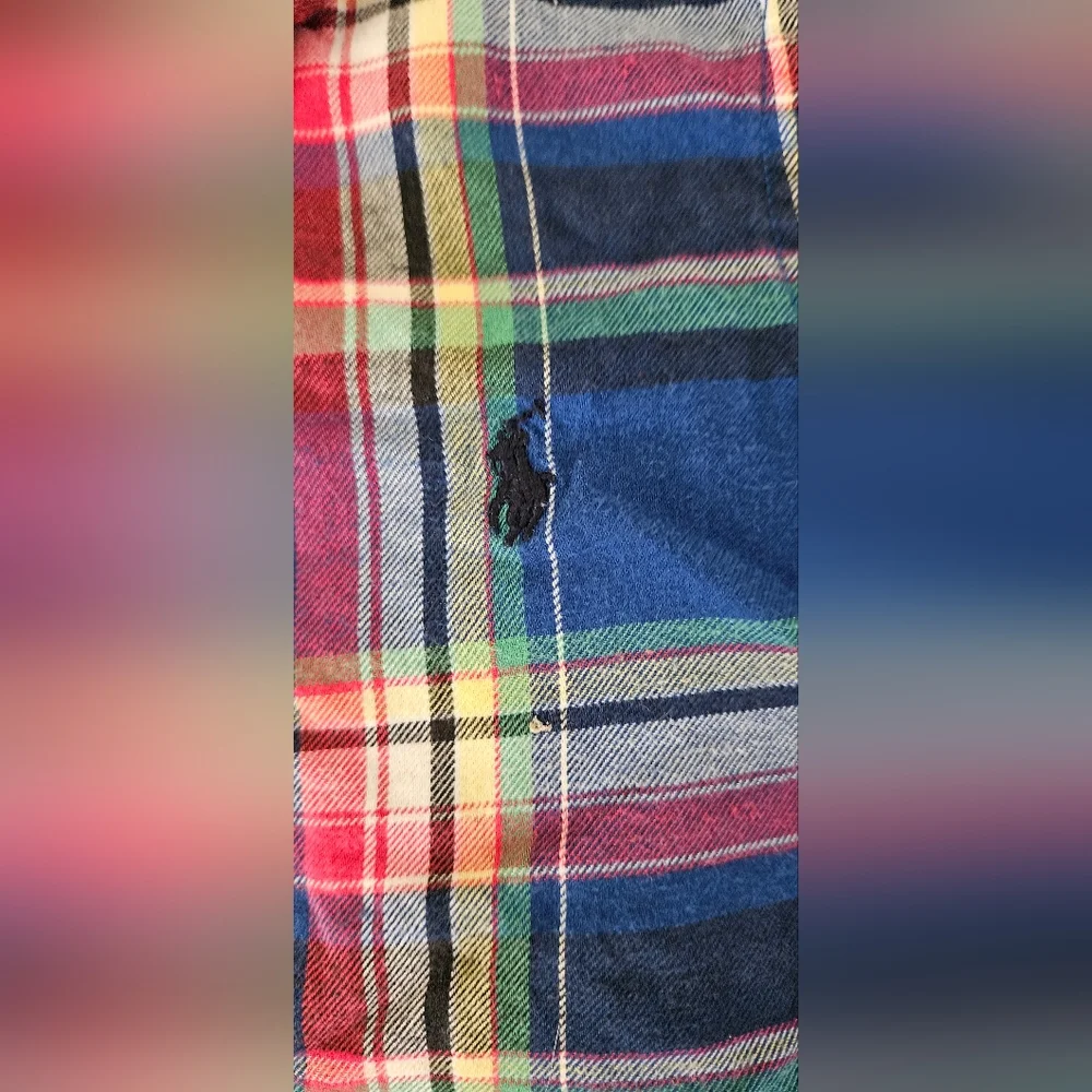 Ralph Lauren Plaid Longsleeve Button Up Size 24 Months
